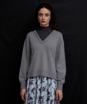 TONAL フェイクレイヤードニット