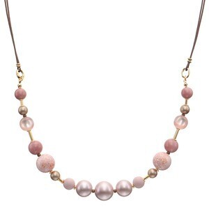 Plus Vendome さくらピンク コードネックレス