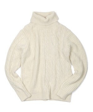 The DUFFER of ST.GEORGE MIDDLE-GAUGE TURTLE KNIT