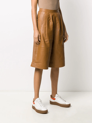 COACH クロップド ワイドパンツ