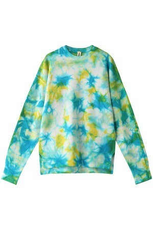 nagonstans Tie dye ワイドクルー プルオーバー