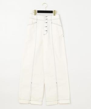 GRACE CONTINENTAL センタースリットデニムパンツ