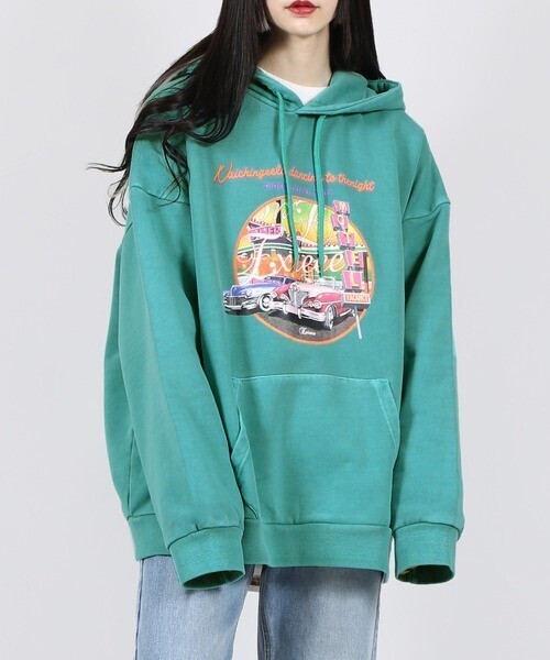 EXIEEE パーカー EXIEEE Vintage ピグメントプルパーカ