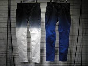 DIET BUTCHER SLIM SKIN gradation loose-fit chino pants