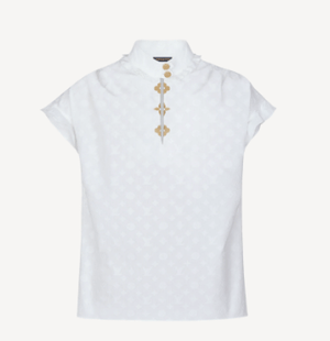 LOUISVUITTON フリルブラウス