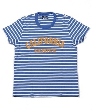 TMT S/SL OPEN END MIX SINGLE JERSEY BORDER TEE(CALIFORNIA VENICE)