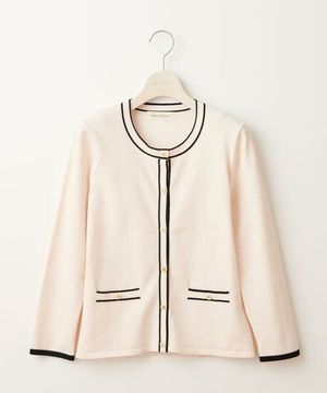 Debut de Fiore ジャケット風配色カーディガン