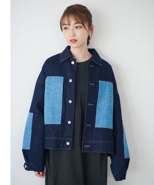 MILKFED. ELBOW PATCH JACKET