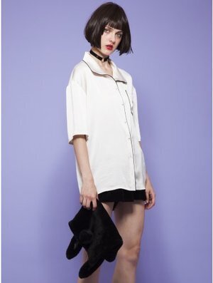 Honey mi Honey satin pajamasblouse