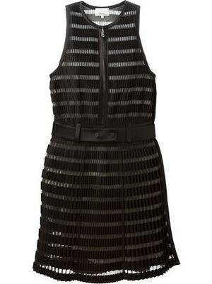 3.1 Phillip Lim シアーパネル プリーツ ワンピース