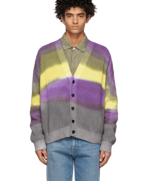 MSGM タイダイ カーディガン