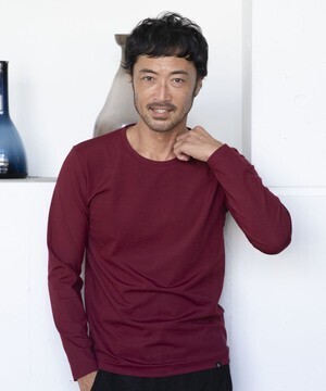 TETE HOMME タックフライスクルーロンT