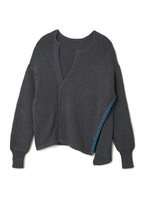 soduk slit knit cardigan