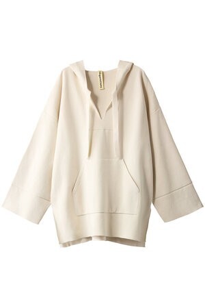 nagonstans BindingKnit フードプルオーバー