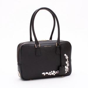 A.D.M.J. SHRINKLEATHER/SWAROVSKI・CRYSTALS　BOSTONBAG