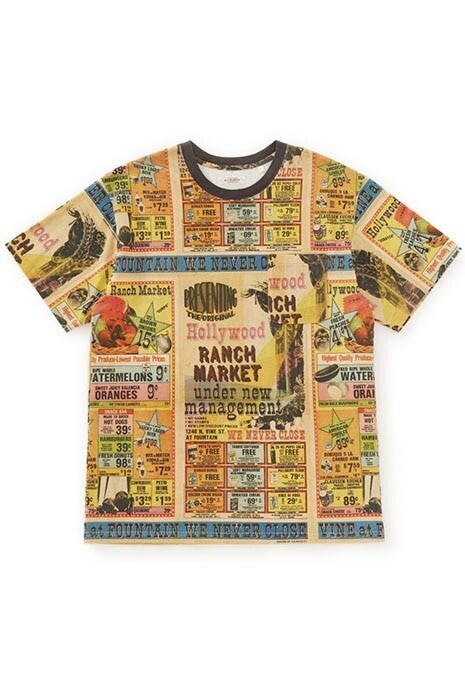 HOLLYWOOD RANCH MARKET HRMアドバタイズメント ショートスリーブTシャツ