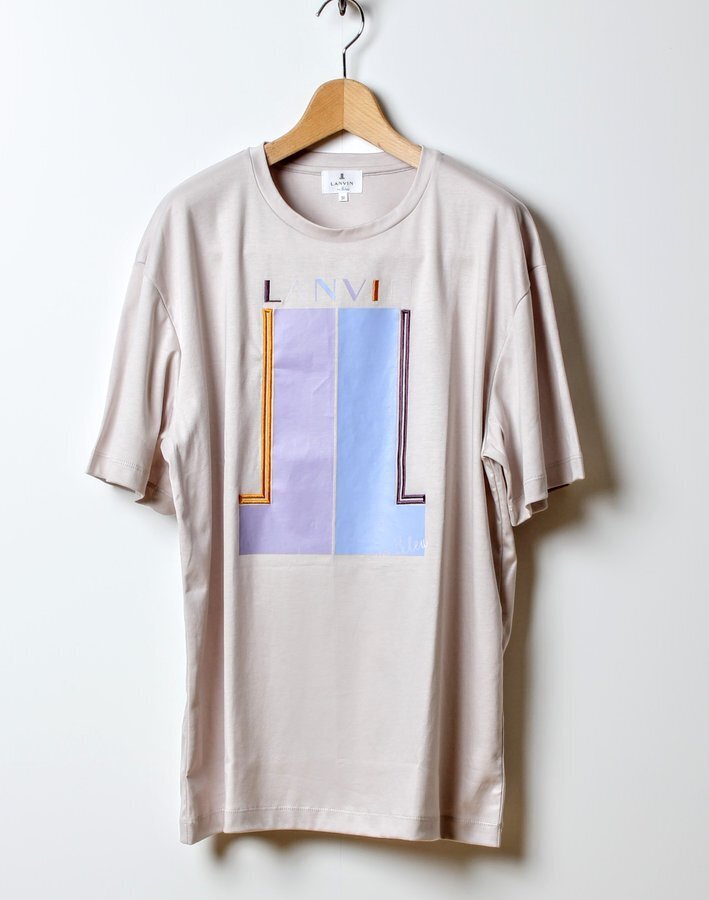 LANVIN en Bleu Tシャツ