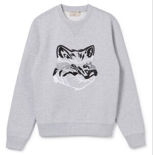 MAISON KITSUNE BIG FOX EMBROIDERY REGULAR SWEATSHIRT