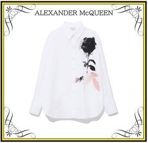 Alexander McQueen 【ALEXANDER McQUEEN】ローズプリントシャツ (alexander mcqueen/ブラウス・シャツ) 651089QCAB3【BUYMA】