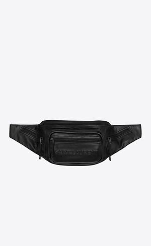 SAINT LAURENT スムースラムスキンのクロスボディバッグ「ヌックス」
