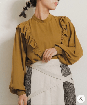 LADYMADE ラッフルフリルブラウス