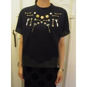 TOGA PULLA Motif jersey T-shirt