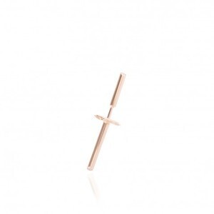 vanrycke PARIS single Ear Stud MASSAI in 18 ct Rose Gold with white Diamonds 0.07 ct