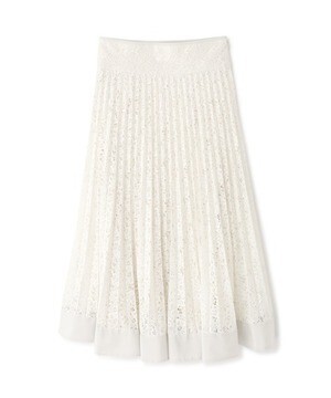 JILLSTUART ユラレースプリーツスカート