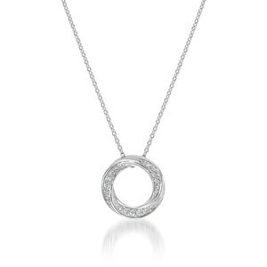 STAR JEWELRY Pt950 ネックレス FOREVER LOOP