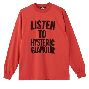 HYSTERIC GLAMOUR LISTEN TO HG Tシャツ