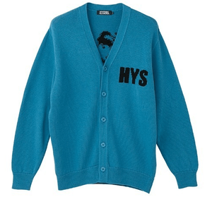 HYSTERIC GLAMOUR I LOVE 84編込 カーディガン