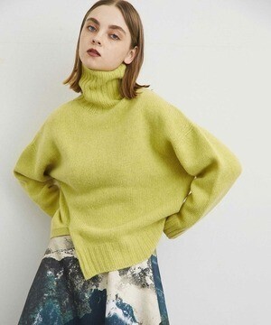 UNITED TOKYO 《WEB限定》カシミヤウールタートル ハイネック ニット