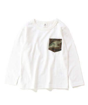 devirock 柄ポケット長袖Tシャツ