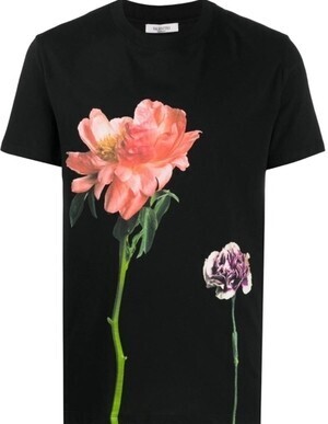 VALENTINO フローラルTシャツ