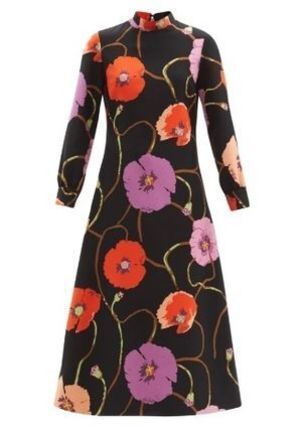 GUCCI GUCCI グッチ x Ken Scott フローラル シルクウールドレス (GUCCI/ワンピース) 66462731【BUYMA】