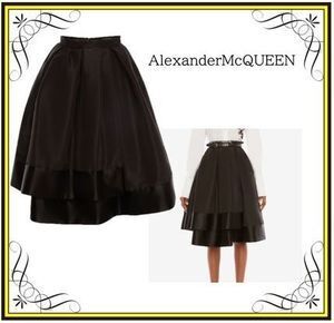 Alexander McQueen 【ALEXANDER McQUEEN】エクスプローデッド ミディスカート (alexander mcqueen/スカート) 650313QBAAR1000【BUYMA】