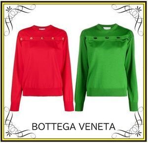 Bottega Veneta 【BOTTEGA VENETA】フロントボタンカットアウト セーター (BOTTEGA VENETA/ニット・セーター) 648729V09S0【BUYMA】