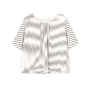 NATURAL BEAUTY BASIC ジョーゼット×TR天竺半袖