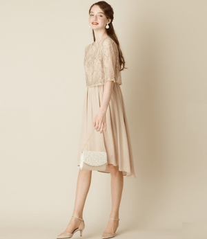 Aimer レーストップス×テールスカートドレス