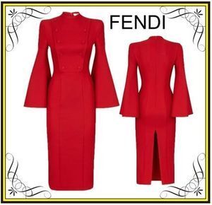 FENDI 【FENDI】チューリップスリーブドレス ワンピース (FENDI/ワンピース) FDB591AC4G【BUYMA】