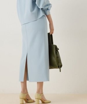 ADAM ET ROPÉ FEMME ニットジョーゼットボンディングスカート