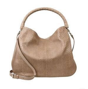 LILI RADU Python Print Hobo bag