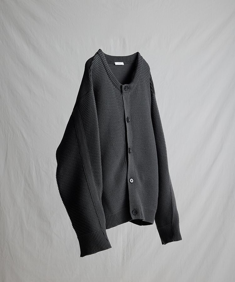 LIDNM LOOP YARN WIDE CARDIGAN