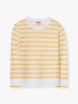 kate spade new york メイン ストライプ ポインテル セーター