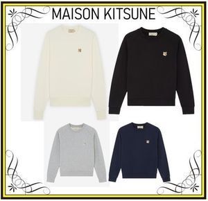 MAISON KITSUNE 【MAISON KITSUNE】FOX HEAD PATCH トレーナー (MAISON KITSUNE/スウェット・トレーナー) SKU AW00303KM0001-EC SKU AW00303KM0001-BK SKU AW00303KM0001-GRM【BUYMA】