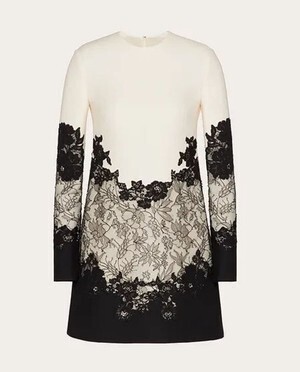 VALENTINO クレープクチュール X レース ショートドレス
