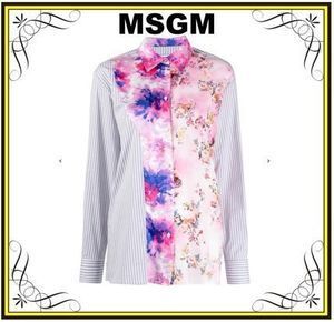 MSGM 【MSGM】パネルストライプシャツ (MSGM/ブラウス・シャツ) 3041MDE07Y217107【BUYMA】