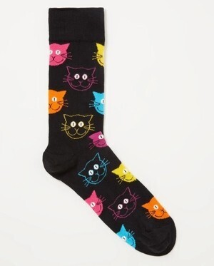 Happy Socks Cat sokken met print