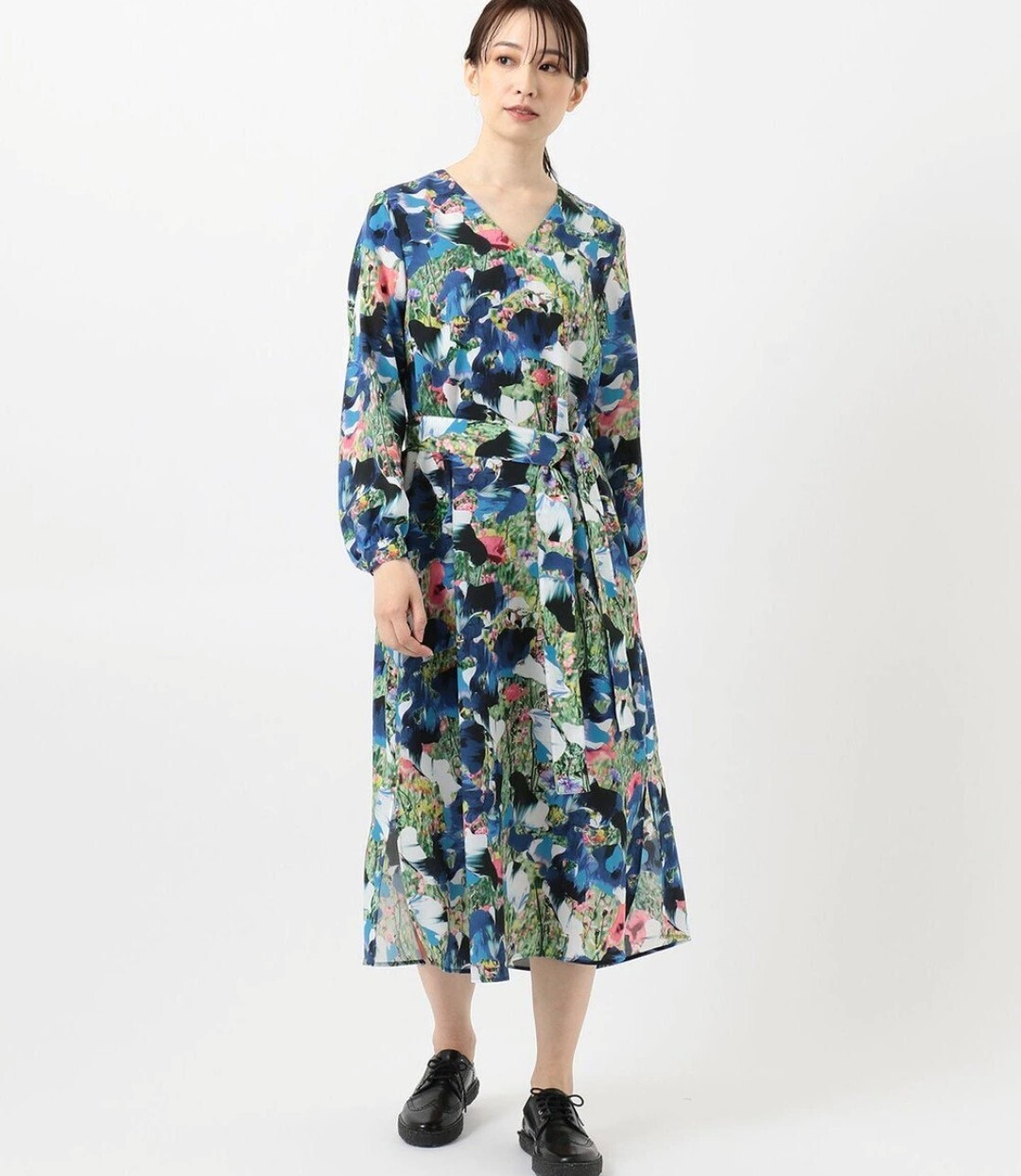 Paul Smith マーブルフローラル プリント ワンピース