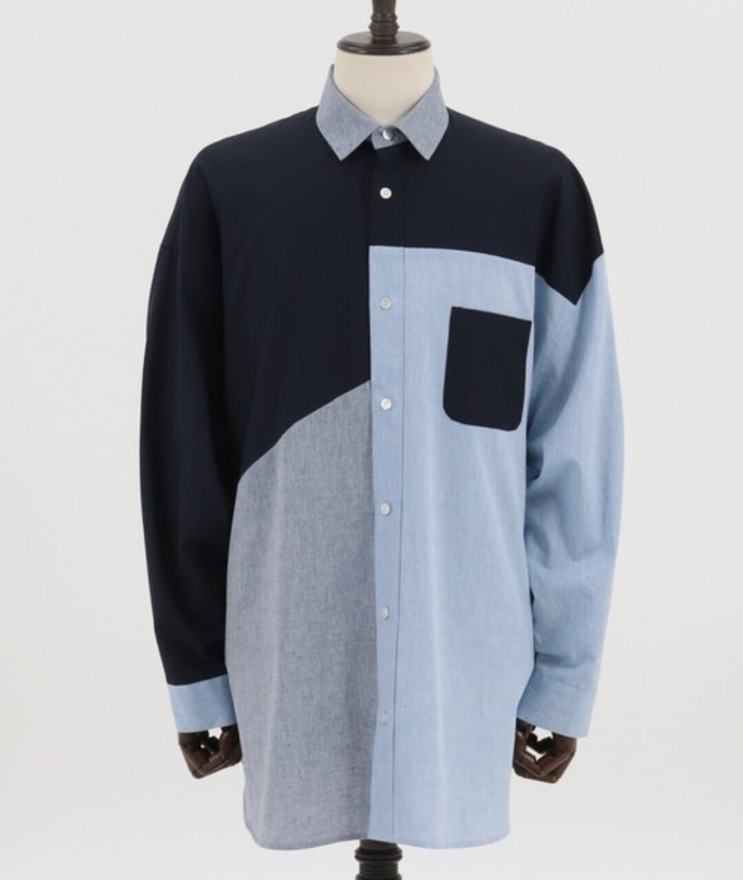 ANGENEHM ms4535-Coolmax Crazy Long Sleeve Over Size Shirts (MADE IN JAPAN) シャツ